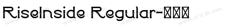 RiseInside Regular字体转换